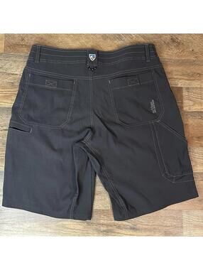 KUHL Renegade 5121 Shorts Men's 34 Gray Nylon Hiking Camping Outdoors Gorpcore